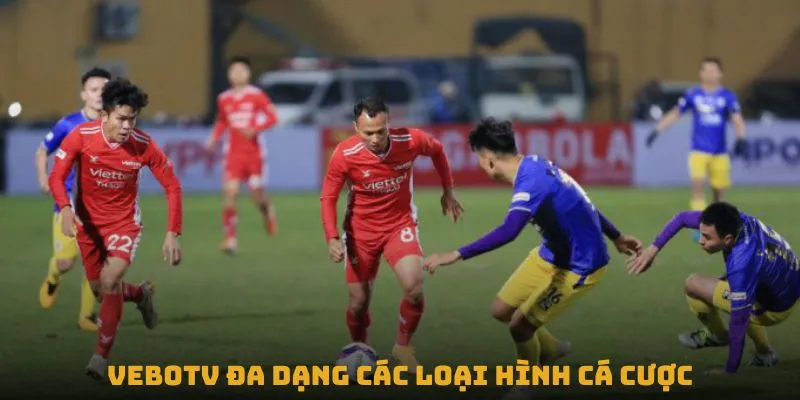 VeboTV đa dạng các loại hình cá cược